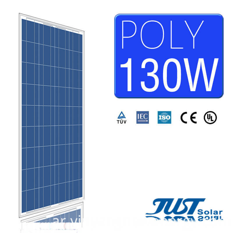 130W لوحة للطاقة الشمسية بولي ، الطاقة الشمسية مع شهادات CE ، توفالو